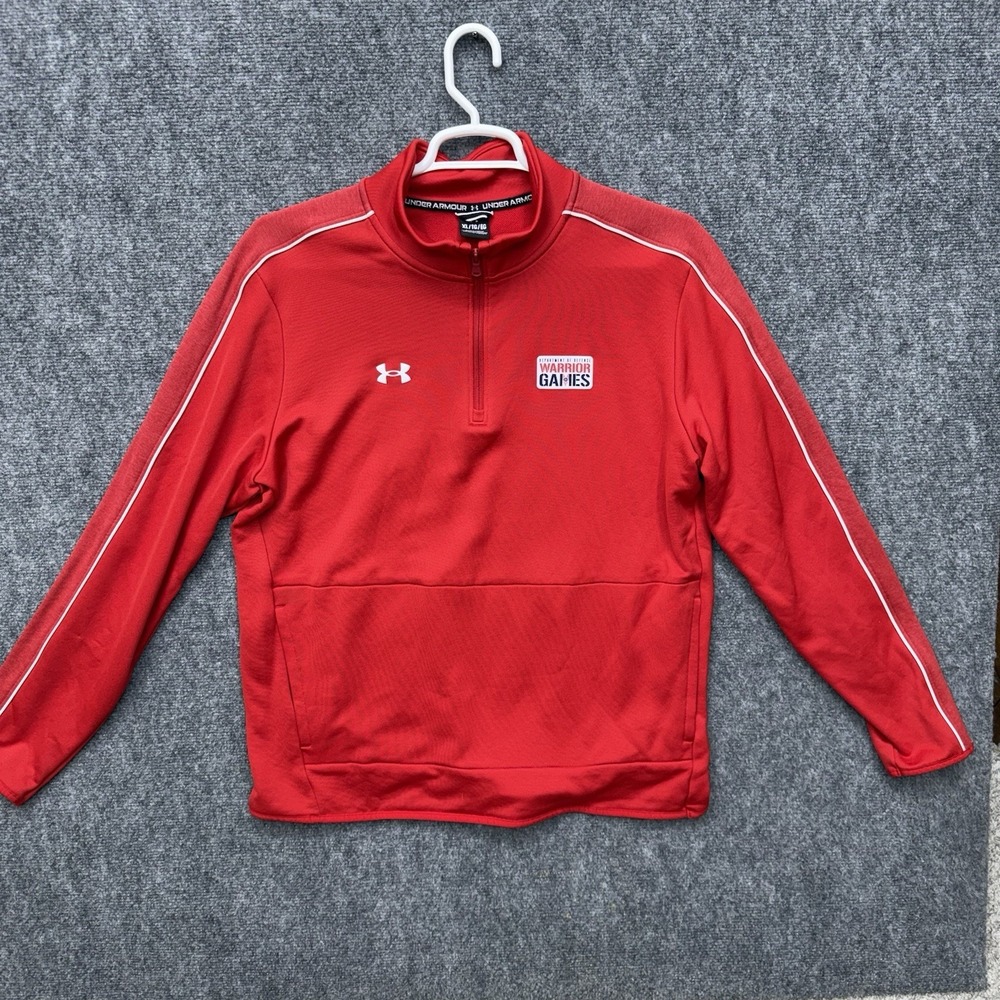 Under Armour Warrior Games Marine Corps Pullover 1/4 Zip Men's Size Xl Shirt View 6